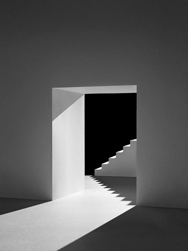 Behold these bold minimalist interiors made of paper and light ...